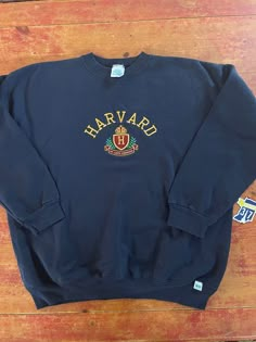 Vintage Harvard University Crewneck Sweatshirt  Size 2XL 2 Extra Large See pics for measurements  Awesome Embroidered Logo with Crest  Quality Made in USA.  50/50 Cotton Poly  Fine condition  Quick shipping. We ship same or next day with USPS mail  We are a small family business and we appreciate your purchase, Godspeed ! Vintage Harvard Sweatshirt, Affordable Sweatshirt With Embroidered Logo For Campus, Ivy League Sweatshirt, Vintage Varsity Sweatshirt, Harvard Clothes, Vintage University Sweatshirt, Harvard Merch, Vintage Sweatshirt Men, Harvard Sweater