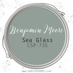 the logo for benjamin moore sea glass csp - 735