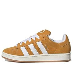 adidas Originals Campus 00s 'Mustard Gum' H03473 Brown Casual Sneakers With Three Stripes, Casual Brown Sneakers With Three Stripes, Casual Brown Adidas Skate Shoes, Yellow Campus 00, Navy Gum Adidas, Brown And Pink Campus 00s, Pink And Brown Adidas Campus, Sporty Brown Adidas Skate Shoes, Brown Sporty Adidas Skate Shoes