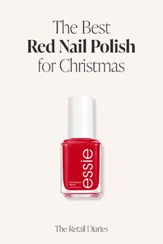 My ALL-TIME favorite red nail polish. Your ultimate guide to Winter 2023's best nail polish! Dive into this on-trend, aesthetic acrylic design for chic winter nails for Christmas. Enjoy fresh color trends likethis red complement the fall-winter transition beautifully for holiday looks! Chic Winter Nails, Trend Aesthetic, Red Nail Polish, Best Nail Polish, Fresh Color, Red Nail, Acrylic Designs