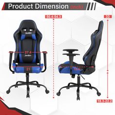 FDW Gaming Chair is made to offer the best possible comfort and support for prolonged gaming or work sessions. Its ergonomic design guarantees a customized and pleasant resting experience with its contoured backrest with lumbar support, adjustable headrest and armrests, and adjustable height and reclining angle. The durable aluminum frame and high-density foam padding provide stability and longevity, and the easy-to-move casters ensure effortless movement. Our gaming chair is the ideal option for gamers and office workers looking for a cozy and supportive seating solution because of its simple construction and customer warranty. Massage Office Chair, Chair Office, Mesh Office Chair, Flower Pillow, Black Table Lamps, Computer Chair, Shop Chair, Gaming Chair, Lumbar Support