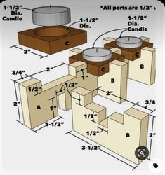 the instructions for how to make a diy candle holder with cardboard boxes and lids