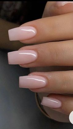 Acrylic Nails Nude, Natural Acrylic Nails, Kutek Disney, Beige Nails, Simple Acrylic Nails, Classy Acrylic Nails, Short Square Acrylic Nails, Acrylic Nails Coffin Short