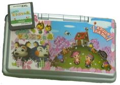 an animal crossing game in a plastic case with a nintendo ds card attached to it