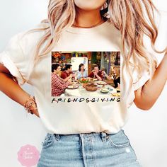 Friendsgiving Shirt, The One Where It's Thanksgiving Tee, Thanksgiving Friends Shirt, Friends Turkey Shirt, Funny Sweater, Thanksgiving Gift ❗ Please Note: * Brand may vary based on availability (Gildan, Comfort Colors, Rabbit Skins, Next Level), but all are high-quality and soft. * Brands for some colors and sizes may differ in multiple or mass orders. * Different styles of shirts may have varying shades of the same color due to different manufacturer brands. * The design is printed directly in Funny Friendsgiving Shirts, Friends Thanksgiving Shirt, Friendsgiving Shirt, Thanksgiving Friends, Funny Sweater, Friends Thanksgiving, Thanksgiving Tee, Turkey Shirts, Funny Sweaters