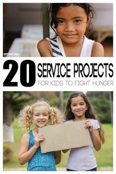 20 Service Project for Kids to Help Fight Hunger http://lemonlimeadventures.com/20-service-projects-for-kids-fight-hunger/ Project For Kids