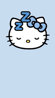 an image of a hello kitty wallpaper with the letter z on it's face