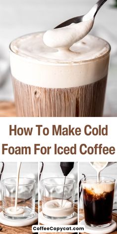 how to make cold foam for iced coffee