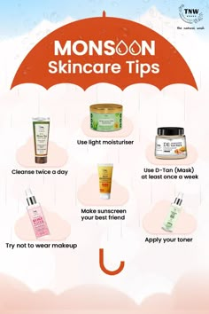 Monsoon Skincare, Healthcare Ads, Korean Beauty Tips, Beauty Tips In Urdu, Oily Skin Care Routine, Illustrator Design Tutorial, Acne Skincare Routine, Night Skin Care Routine, Light Moisturizer