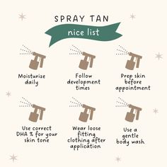 Be merry and bronzed this holiday season by following these spray tan nice list tips! 🫶 Spray Tan Advertising, Christmas Spray Tan, Spray Tan Party Ideas, Spray Tan Photos, Spray Tan Photoshoot, Esthetician Suite