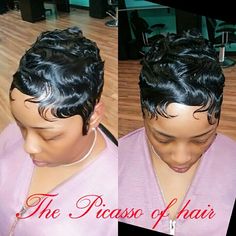 Short Fingerwave Styles, Kingdom Business, 27 Piece, Short Sassy Haircuts