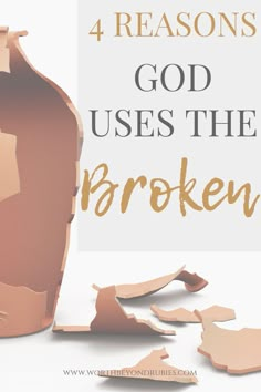 Do you think you've made too many mistakes in life for God to ever use you? There are 4 very good reasons why God uses the broken in ministry! #Godusesthebroken #brokenpeople #ministry #Biblestudy God Use Me, Mistakes In Life, Womens Bible Study, Get Closer To God, Bible Study Notebook, Bible Study Lessons, Save My Marriage, Bible Devotions, Women's Ministry