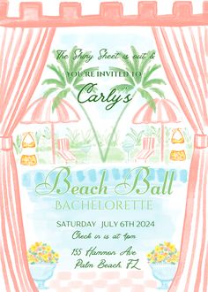 the beach ball bachelor party is coming to town on saturday, july 6th and 9th