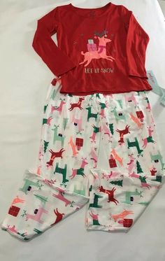 Cat & Jack Let it Snow Girls Wowzer 2 Piece Pajama Set Red White Reindeer L New Brand: Cat & Jack Size: L Style: Pajama Set Color: Red Material: 100% Polyester Sleeve Length: Long Sleeve Pattern: Christmas Reindeer Sold as pictured. Thanks for looking! This listing was easily created using the SellHound Posting App! Playful Red Sleep Sets, Playful Red Sleepwear Sets, Red Playful Sleepwear Sets, Cute Red Bedtime Set, Cute Red Bedtime Sets, Red Holiday Bedtime Sets, Cute Red Pajama Party Sets, Playful Red Winter Sets, Red Holiday Sets For Sleepover