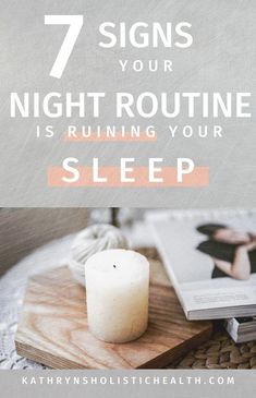 Don’t let your daily habits and night routines stop you from falling asleep! This article will show you natural sleep remedies are the best when you can't sleep. Find more of the best tips to get better sleep at kathrynsholistichealth.com #WhatHelpsToSleepBetterAtNight Evening Habits, Night Routines, When You Cant Sleep, Healthy Sleep Habits, Natural Sleep Aids, Best Sleep