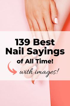 Nail sayings Nail Sayings, Cosmetology Quotes