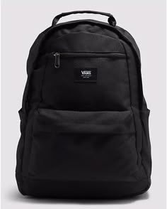 Vans | Startle Backpack Black Casual Vans Backpack For Outdoor Activities, Vans Functional Backpack For Back To School, Vans Backpack For Outdoor Activities, Functional Vans Backpack For Back To School, Functional Vans Bags For Outdoor Activities, Vans Backpack For Everyday Use, Black Backpack Aesthetic, Functional Vans Backpack For Travel, Functional Vans Backpack