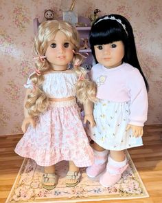 Cherubim Cottage (@cherubim_cottage) • Instagram photos and videos American Girl Dolls Aesthetic, Ag Doll House, American Girl Doll Room, Doll Pictures, Pretty Pregnant, Sewing Lace, Doll Aesthetic