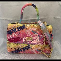 Gorgeous Elegant & Casual Colored Handbag. Combine With Any Outfit. New! Smoke Free Home Fast Shipping Feel Free To Ask Questions. Check Out My Other Listings For Bundle Discounts. Thank You For Looking! Chic Multicolor Crossbody Satchel, Chic Multicolor Satchel With Handles, Chic Multicolor Satchel With Detachable Strap, Chic Multicolor Satchel With Detachable Handle, Chic Multicolor Large Capacity Satchel, Chic Multicolor Crossbody Bags, Trendy Multicolor Top Handle Satchel, Trendy Multicolor Bags With Detachable Handle, Multicolor Double Handle Bag With Detachable Strap