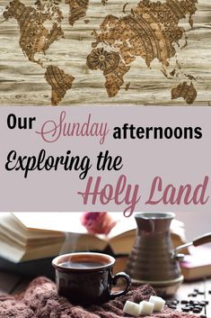 On slow Sunday afternoons, our family gathers on the living room couch and we explore the Holy Land together. Here's how you can too! Homeschooling Schedule, Family Read Alouds, Ancient World History, Slow Sunday, Motherhood Encouragement, Teaching Geography, Homeschool Board, Bible Resources, Bible Study Help