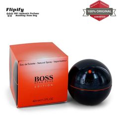 Boss In Motion Black Cologne By Hugo Boss for Men Size: Eau De Toilette Spray 1.3 oz / 38 ml YOU CHOOSE the Size and Quantity from the varieties offered above. Energize your every day routine with Boss in Motion Black by Hugo Boss. The men's scent features the earthy fragrance of myrrh with citrus notes of grapefruit bergamot and kumquat to wake up your senses while ginger adds a spicy finish and masculine edge. Created in 2006 the fruit-infused aquatic scent is fresh and energetic. All of our w Every Day Routine, Hugo Boss Perfume, Day Routine, Earthy Fragrance, Fruit Infused, Boss Orange, January 13, Fragrance Design, Mens Cologne