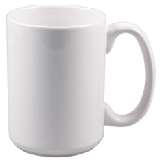 a white coffee mug on a white background