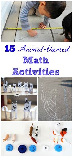 a collage of different activities for kids to do with their own hands and feet