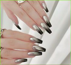 Short nails can be just as festive and stylish as longer ones. Here are 15 creative short Christmas nail ideas for 2023 to make your holiday season merry and bright: 1. Classic Red Shorties Paint your short nails with classic red polish for a timeless and festive look. 2. Gold Accent Tips Add a touch … Black And Silver Striped Nails, Silver Nye Nails, Raiders Nails Designs, Gunmetal Chrome Nails, Black Nails With Sparkles, Gold Nail Designs Acrylic, Gray Halloween Nails, Black And Silver Ombre Nails, Black Tie Nails Classy