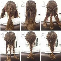 Braided Hairstyles With Bangs, Pinterest Hair, Work Hairstyles, Braids For Long Hair, Prom Hair