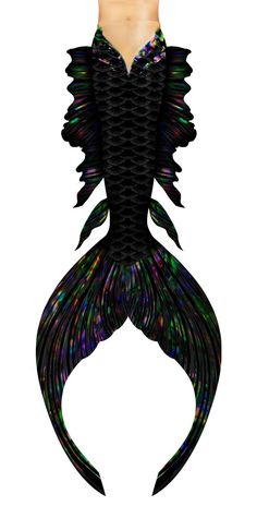 an image of a woman's body made out of fish tails