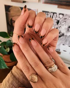 Nails Autumn, Nagellack Trends, Fall Nail Trends, Cute Spring Nails, Almond Nails Designs, Nails 2021, Thanksgiving Nails, Nails 2020, Nails Fall