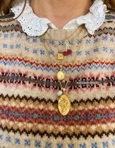 Maximalist Outfit, Maximalist Jewelry, Necklace Outfit, Fall Closet, Current Styles, Fall Fits, Tween Outfits, Jewelry Outfit, Autumn Aesthetic