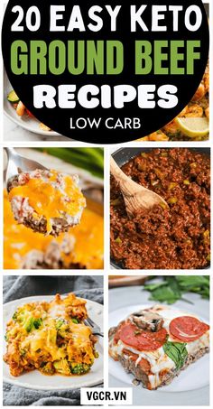 20 easy keto ground beef recipes that are low carb