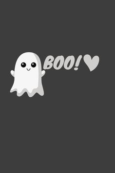 a ghost with the word boo on it