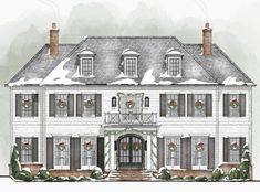 this is an artist's rendering of the house