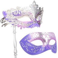 PRICES MAY VARY. MATERIAL: This masquerade mask made of ABS base inlaid metal and sparkling rhinestones GORGEOUS AND ABSOLUTELY WELL MADE: Graceful line design, manual assembly and beautiful hand paint pattern, great for your masquerade dress VARIETY ACTIVITIES: Perfect for Masks Masquerade Ball, Mardi Gras, Ball, Venetian, Halloween, Christmas party, Carnivals, Wedding, Prom, Fashion Shows, Costume Party and so on. FITS ALL: One size fits all, worn this masquerade mask with satin ribbons so tha Purple Masquerade Mask, Masquerade Couple, Mardi Gras Ball, Masquerade Dress, Masquerade Outfit, Prom Fashion, Venetian Masquerade Masks, Purple Prom, Venetian Masquerade