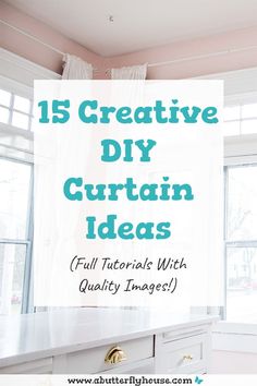 the words 15 gorgeous diy curtain ideas with quality images