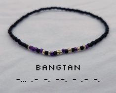 New Bracelets Kpop Bead Bracelets, Morse Code Bracelets, Bts Bracelet, Army Accessories, Code Bracelets, Code Morse, Pop Jewelry, Morse Code Bracelet, Diy Bracelet Designs