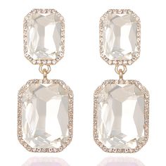 PRICES MAY VARY. ❤High Quality Material❤:The fashion rhinestone statement earrings made of sparkly crystal and gold plated metal,they are little bit heavy,nickle free,lead free and hypoallergenic. ❤Large Crystal Statement Dangle Earrings Size❤:2.2 inch(55mm) X 0.87 inch(22mm) X 1.16 oz(33g). ❤Unique Design❤:These big funky statement drop earrings looks very gorgeous,luxury and novelty.Unique geometric design can be matched with different outfits,complement different looks and make you stand out Fancy Gold Earrings, Bridesmaids Accessories, Pageant Jewelry, Earrings Fancy, Crystal Statement Earrings, Light Earrings, Bridesmaid Accessories, Large Crystal, Statement Drop Earrings