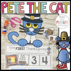 pete the cat printable activity for first thanksgiving