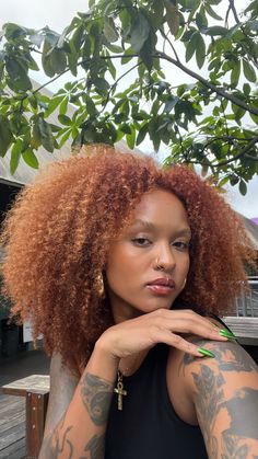 Curly Human Hair Extensions, Curly Afro Wig, Type 4 Hair, Curly Hair Extensions, Dyed Natural Hair, Natural Curls Hairstyles, Curly Hair Care, Hair Inspo Color, Cool Hair Color