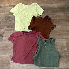 Pacsun And Shein Basic Tees. Never Worn And Great Quality. No Stains And No Tears. Cowgirl Baby, Crossover Top, Basic White Tee, Pacsun Tops, Oversized Graphic Tee, Package Deal, Cute Graphic Tees, Beige Top, No Tears