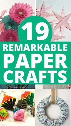 Paper Crafts, DIY, Art, Projects, Origami, Scrapbooking, Creative, Handmade, Decorations Recycled Paper Art Projects, Copy Paper Crafts, Colored Paper Crafts, Art With Paper, Christian Diy, Paper Arts And Crafts, Craft With Paper, Recycled Paper Art, Color Paper Crafts