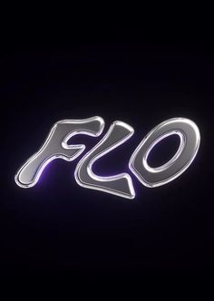 the word f2o is illuminated in purple and white light on a black background