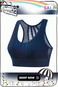 Women Tube Top Bra U Shaped Bra Sports Fitness Fashion Street Comfortable Camisole Top Seamless Racerback Sports Top, Sports Top With Scoop Neck And Mesh Back, Seamless Sleeveless Sports Bra, Scoop Neck Sports Top With Mesh Back, Seamless Sleeveless Crop Top For Sports, Seamless Sleeveless Sports Crop Top, Scoop Neck Sports Top With Seamless Construction, Sports Scoop Neck Seamless Top, Breathable Scoop Neck Gym Tops