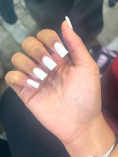 Chefs Kiss, White Acrylic Nails, Nails Fashion, French Acrylic Nails