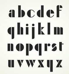 the alphabet is made up of black letters