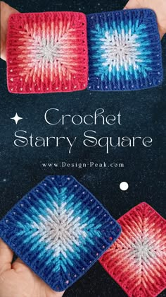 Crochet Granny Square Pattern, Granny Square Pattern Free, Granny Square Patterns, Granny Square Crochet Patterns Free, Granny Square Pattern, Confection Au Crochet, Square Crochet Pattern, Crochet Design Pattern, Crochet Simple