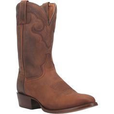 This Dan Post Men's Simon Leather Boot DP3230 is 11" in height, and 12" in circumference, has a leather outsole, removable antibacterial & antifungal soft strike orthotic, and a leather lining. Get a pair today. FREE SHIPPING! FEATURES: FOOT: LEATHER HEIGHT: 11" CIRCUMFERENCE: 12" INSOLE: REMOVABLE ANTIBACTERIAL & ANTIFUNGAL SOFT STRIKE ORTHOTIC OUTSOLE: LEATHER TOE: TAPERED HEEL: 1" COWBOY Dan Post Boots, Leather Cowgirl Boots, Modern Cowboy, Modern Cowgirl, Brown Heels, Leather Cowboy Boots, Mens Leather Boots, Western Chic, Designer Boots