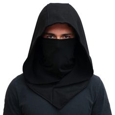 PRICES MAY VARY. Heavy weight wool hoods - Moss Green, Chestnut Brown and Charcoal Medium weight cotton hoods - Black, White, Green, Pink, and Red Light weight linen hoods - Desert Sand and Midnight Black Removeable mask Great for costume or casual wear This hood is available in an authentic wool (Moss Green, Chestnut Brown and Charcoal), sweatshirt like cotton (Black, White, Green, Pink, and Red) and lighter weight linen (Desert Sand and Midnight Black). It's great for costume and casual wear a Assassin Hood, Hooded Scarf Pattern, Hood Mask, Scarf Mask, Fashion Reference, Casual Cosplay, Hooded Scarf, Winter Fabric, Desert Sand